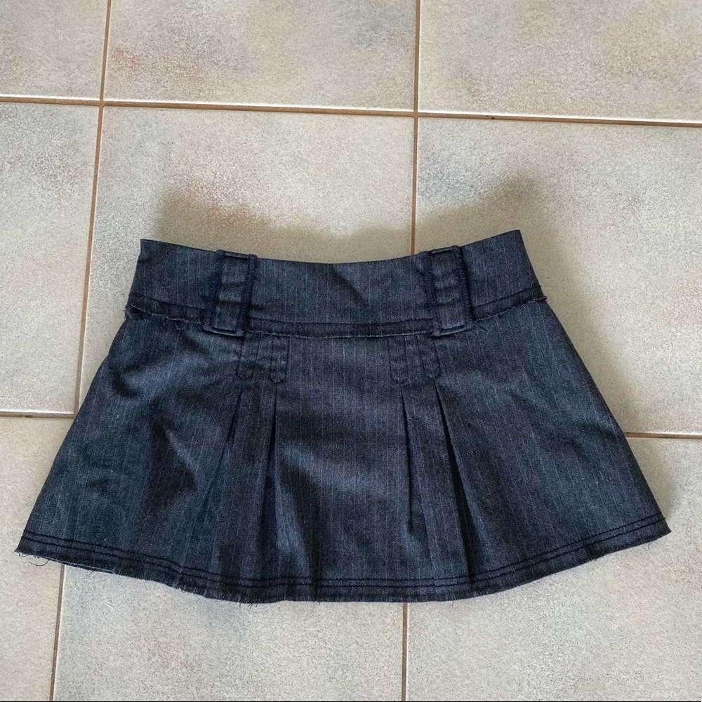 Pinstriped Mini Skirt Sz 3